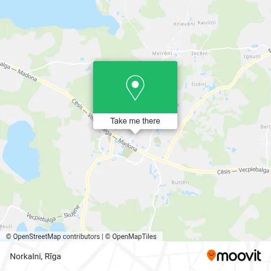 Norkalni map