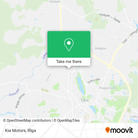 Kia Motors map