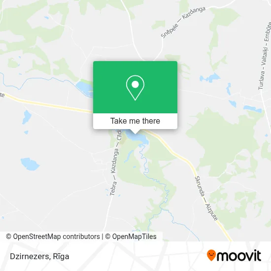 Dzirnezers map