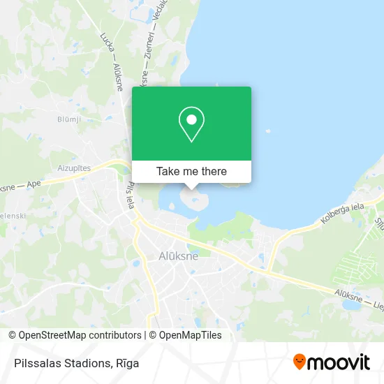 Pilssalas Stadions map