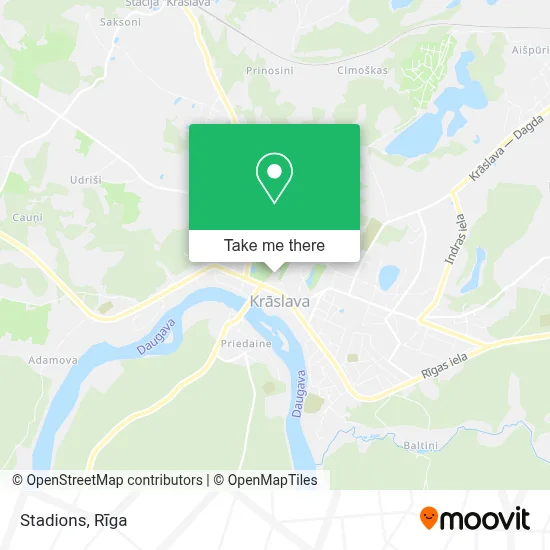Stadions map