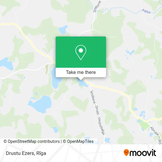 Drustu Ezers map