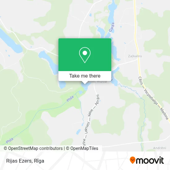 Rijas Ezers map
