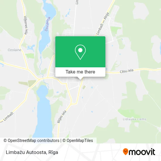 Limbažu Autoosta map