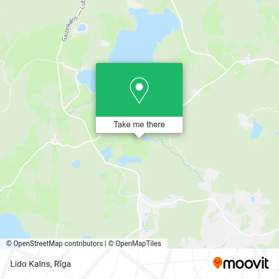 Lido Kalns map