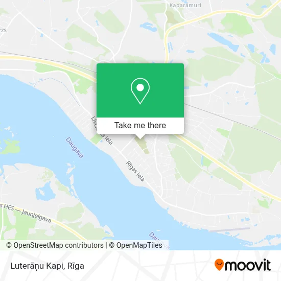 Luterāņu Kapi map