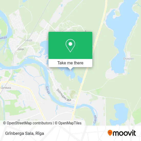 Grīnberga Sala map