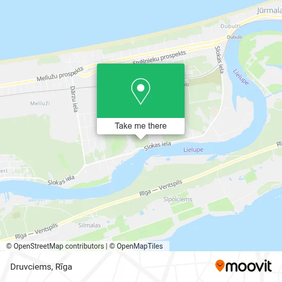 Druvciems map