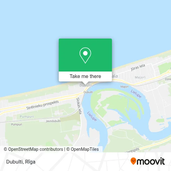 Dubulti map