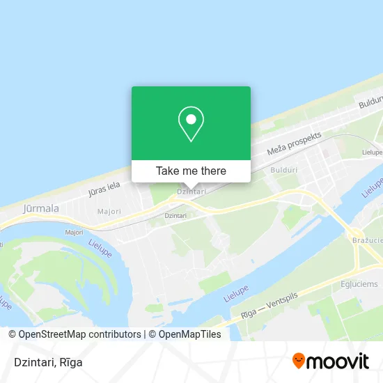 Dzintari map