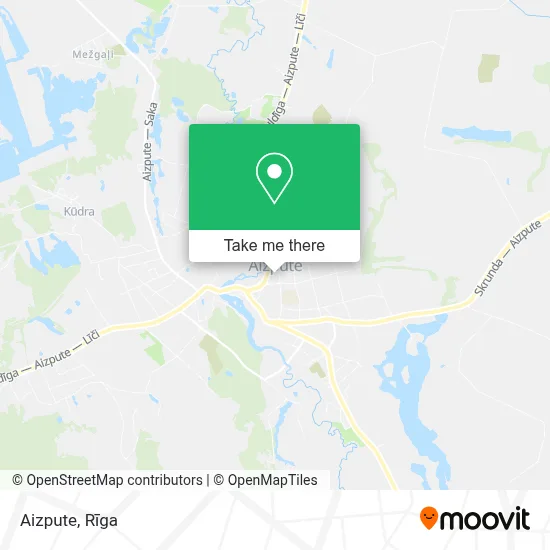 Aizpute map