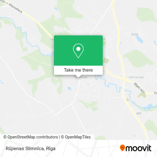 Rūjienas Slimnīca map