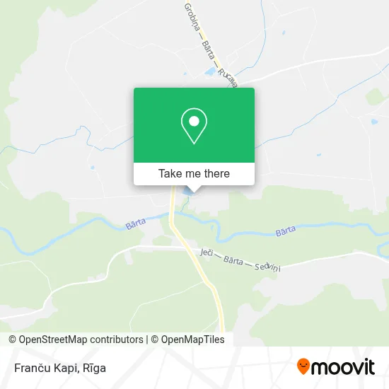 Franču Kapi map