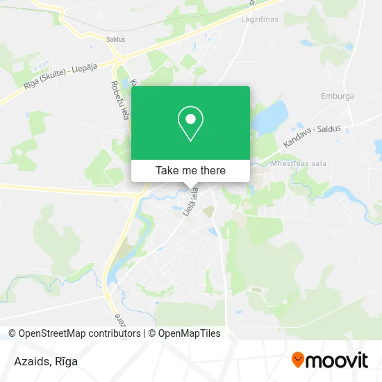 Azaids map