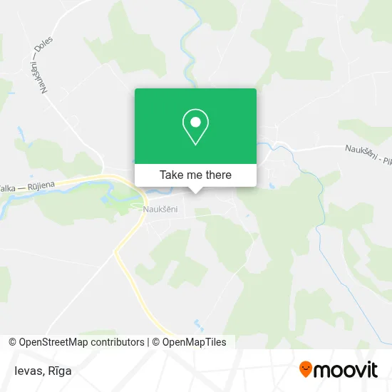 Ievas map