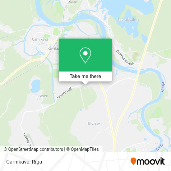 Carnikava map
