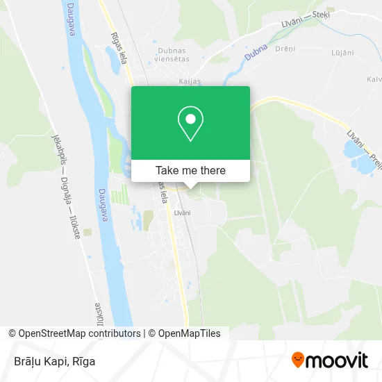 Brāļu Kapi map