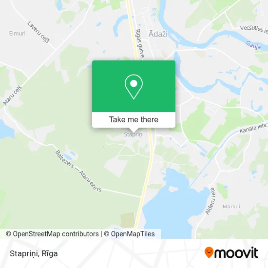 Stapriņi map