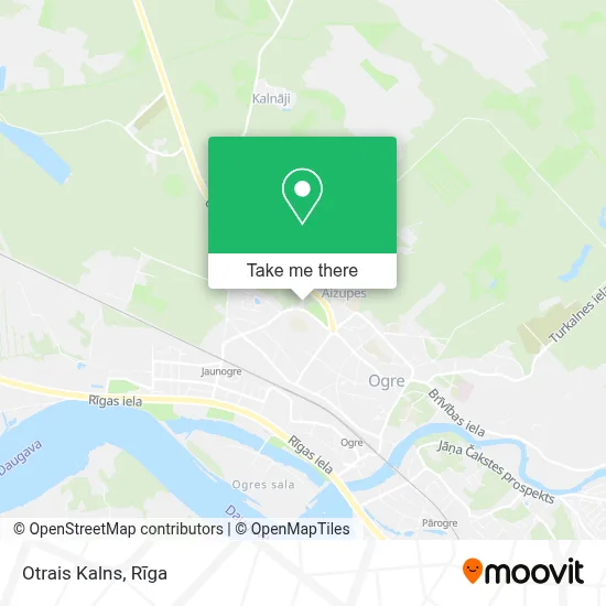 Otrais Kalns map