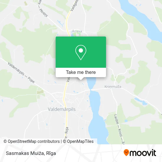 Sasmakas Muiža map