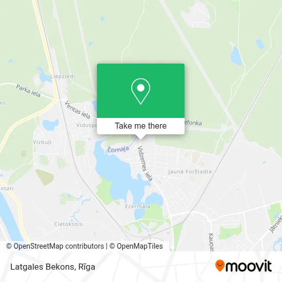 Latgales Bekons map
