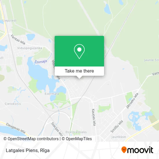 Latgales Piens map