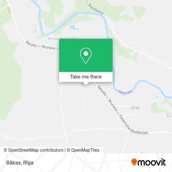 Bākas map