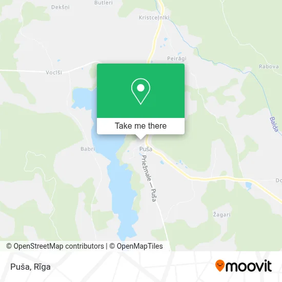 Puša map