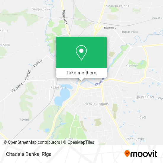 Citadele Banka map