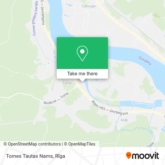 Tomes Tautas Nams map