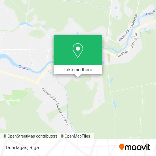 Dundagas map
