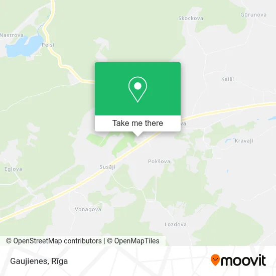 Gaujienes map