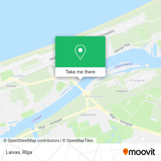 Laivas map