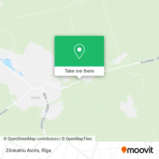 Zilokalnu Avots map