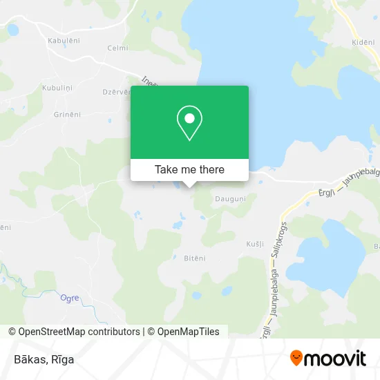 Bākas map
