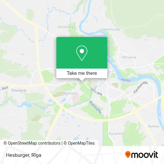 Hesburger map
