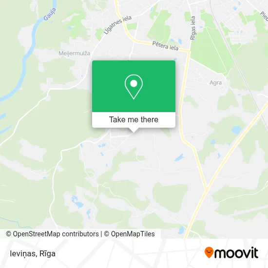 Ieviņas map