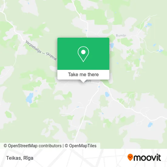 Teikas map