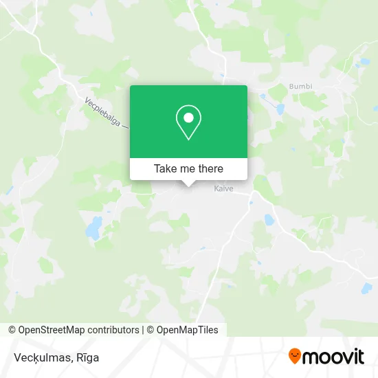 Vecķulmas map