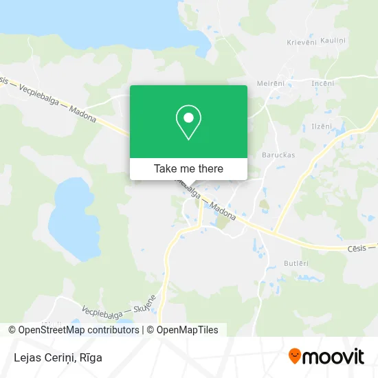 Lejas Ceriņi map