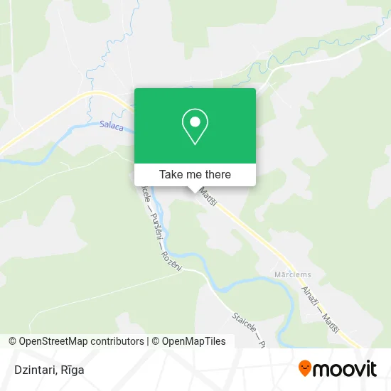 Dzintari map