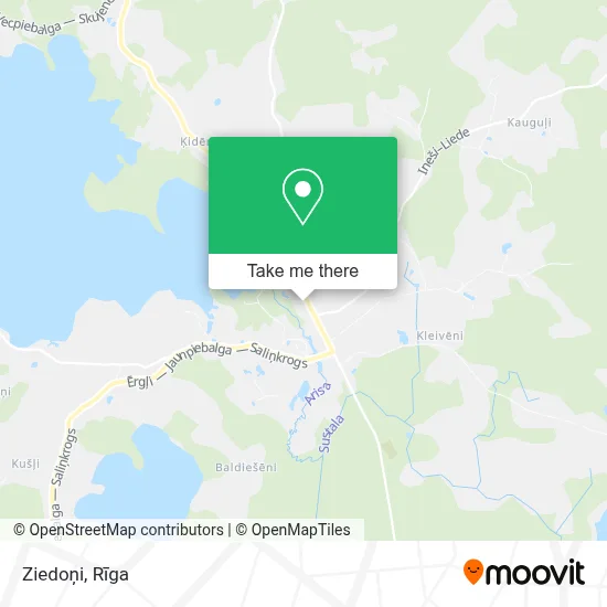 Ziedoņi map