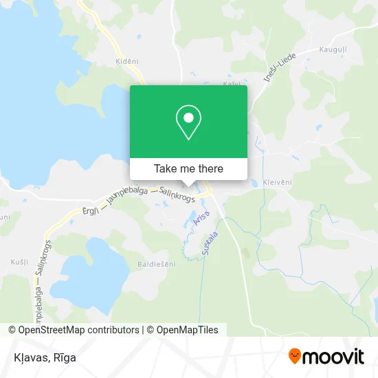 Kļavas map