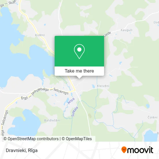 Dravnieki map