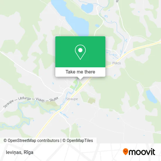 Ieviņas map