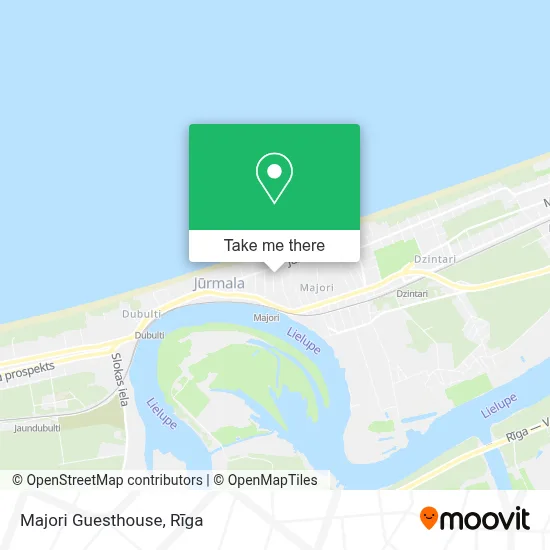 Majori Guesthouse map