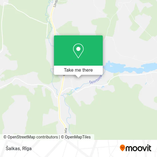 Šalkas map