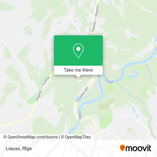 Liepas map