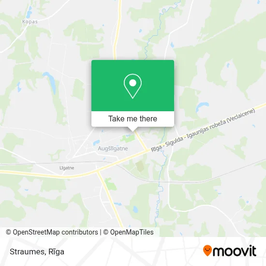 Straumes map