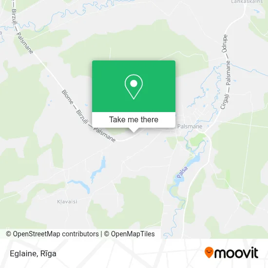 Eglaine map